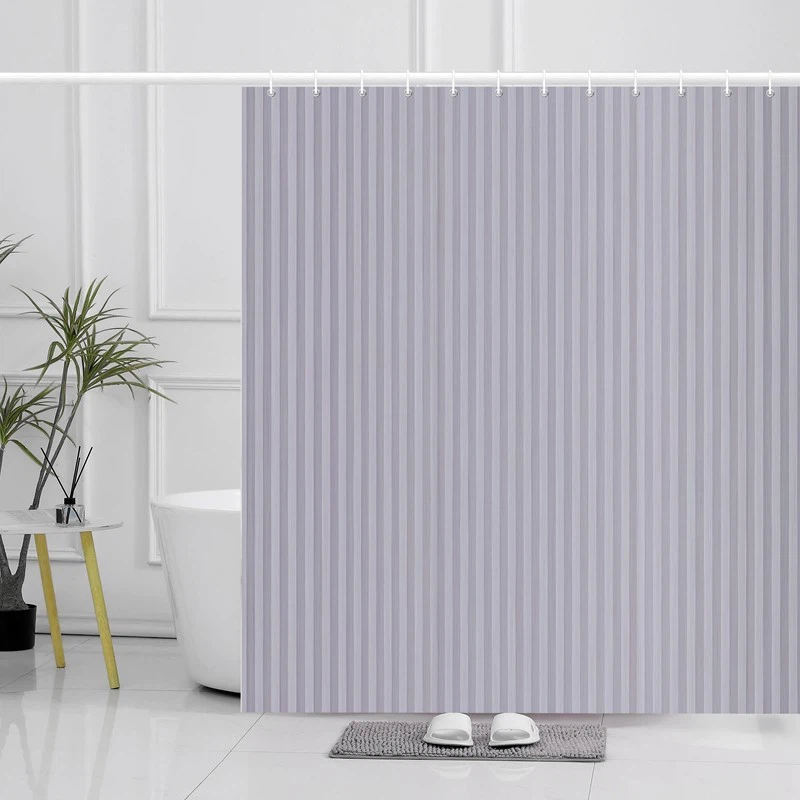 Elegant Striped Shower Curtain