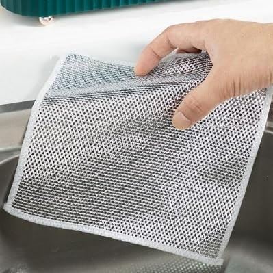 Single Layer Wire Cleaning Cloth Remove Oil Without Hurting Hands Dishcloth